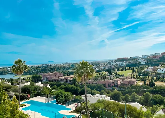 Apartment With Panoramic Views Golf Pools In Benahavis